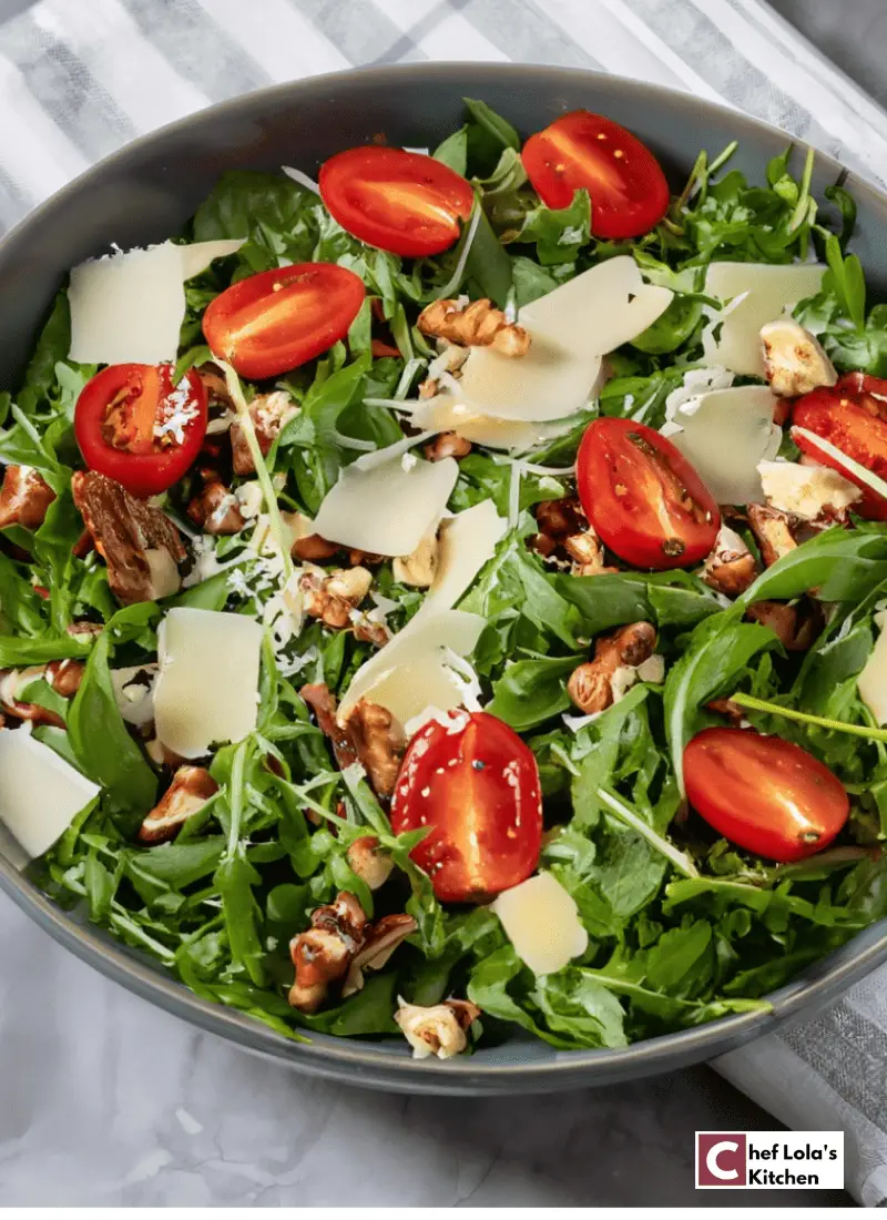 Receta refrescante de ensalada de rúcula Receta refrescante de ensalada de rúcula