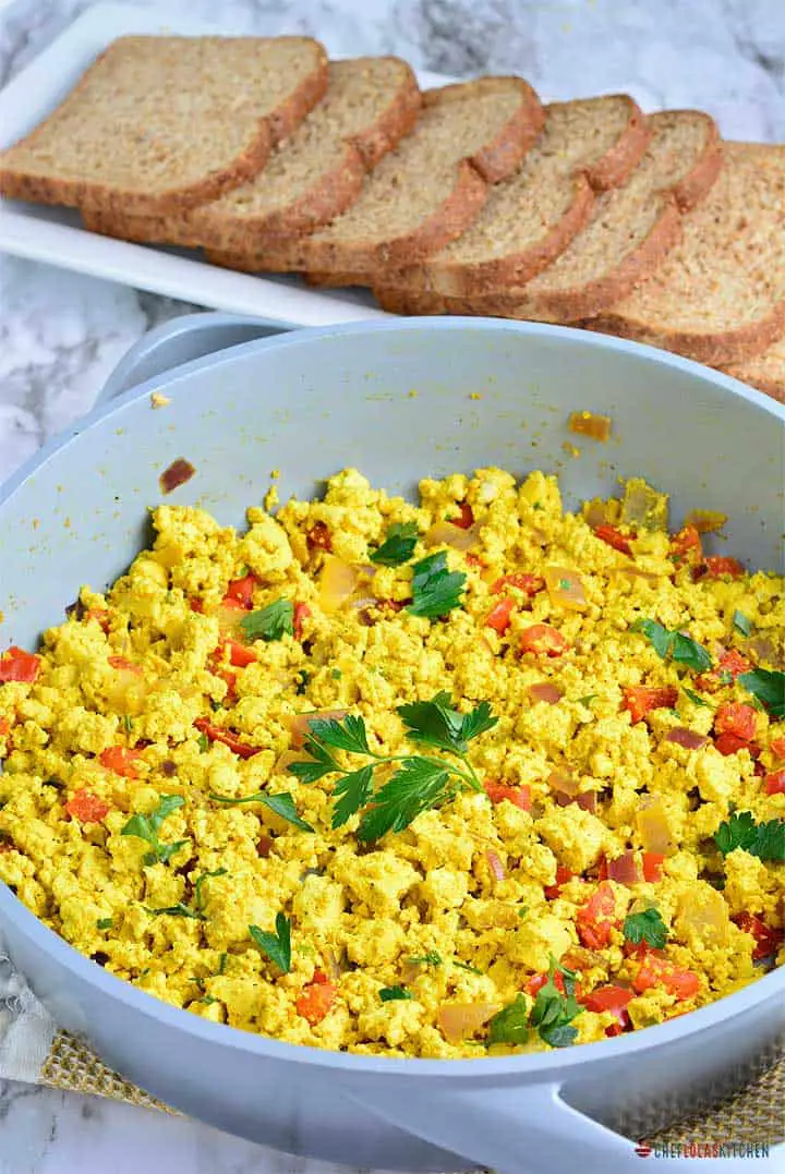 Cómo hacer revuelto de tofu para el desayuno Cómo hacer revuelto de tofu para el desayuno