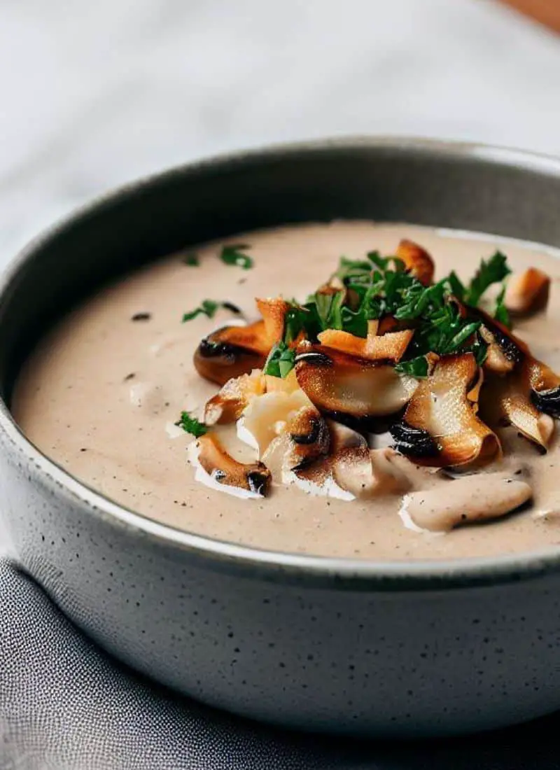 Crema casera de champiñones Crema casera de champiñones