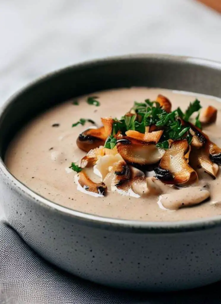 Crema casera de champiñones Crema casera de champiñones