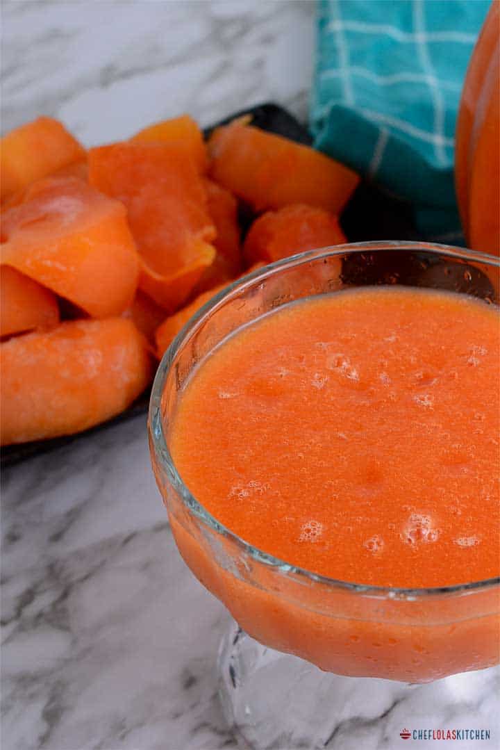 jugo de papaya jugo de papaya