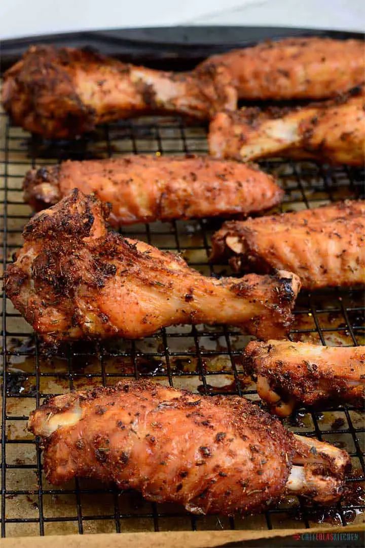 Alitas de pavo crujientes asadas al horno