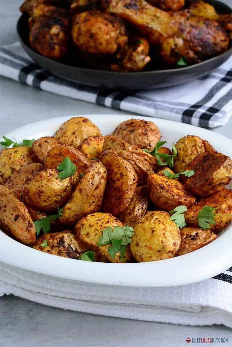 Patatas tiernas crujientes con freidora de aire | ¡rapido y facil!