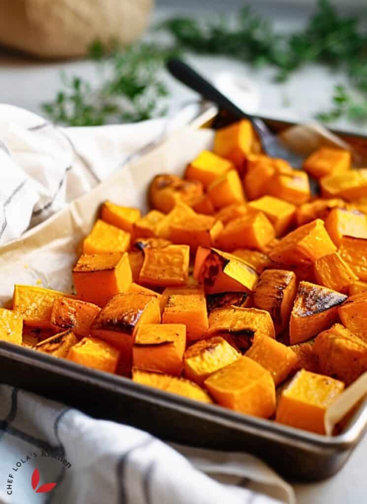 Deliciosa calabaza asada al horno