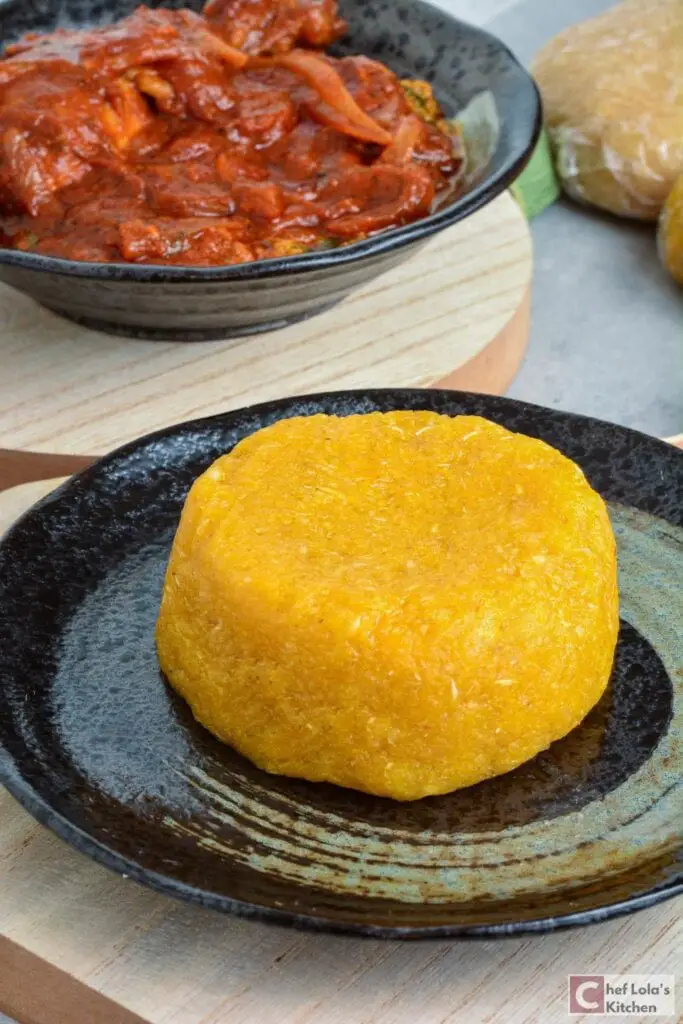 Eba – comida nigeriana Eba – comida nigeriana