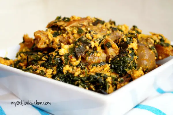 Egusi Elefo Meta (Efo elegusi)