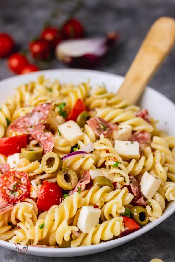 Ensalada de pasta italiana fácil Ensalada de pasta italiana fácil