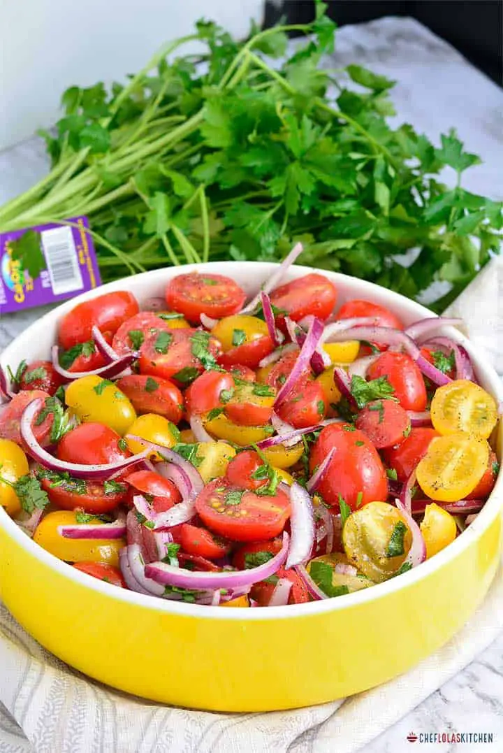Ensalada de tomate fácil y rápida Ensalada de tomate fácil y rápida