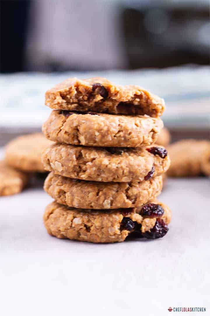 Galletas saludables de mantequilla de maní