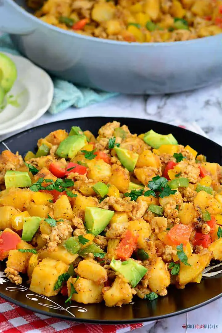 Hash de camote para el desayuno: rápido y fácil Hash de camote para el desayuno: rápido y fácil