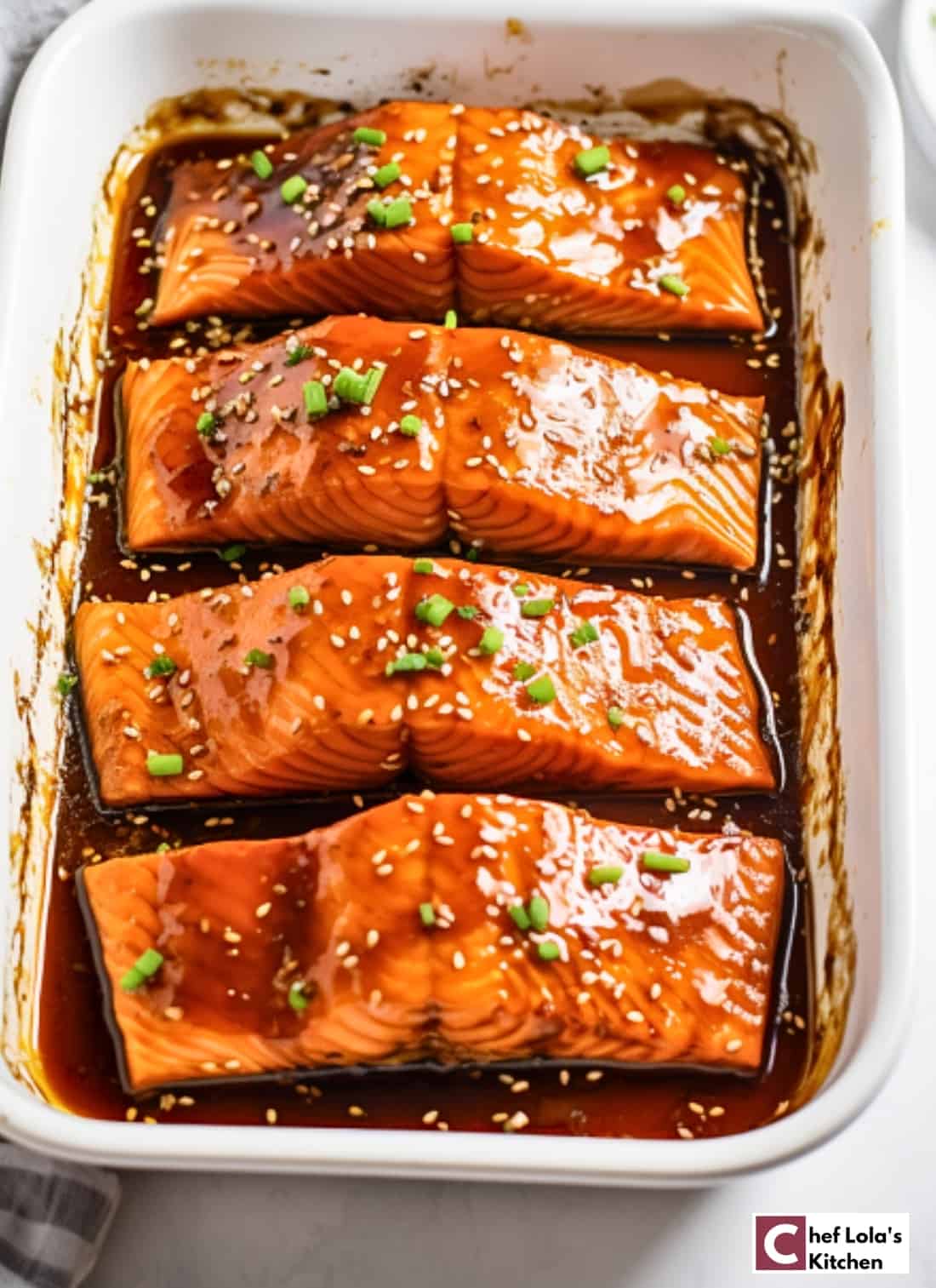 El salmón glaseado con miel más fácil y delicioso