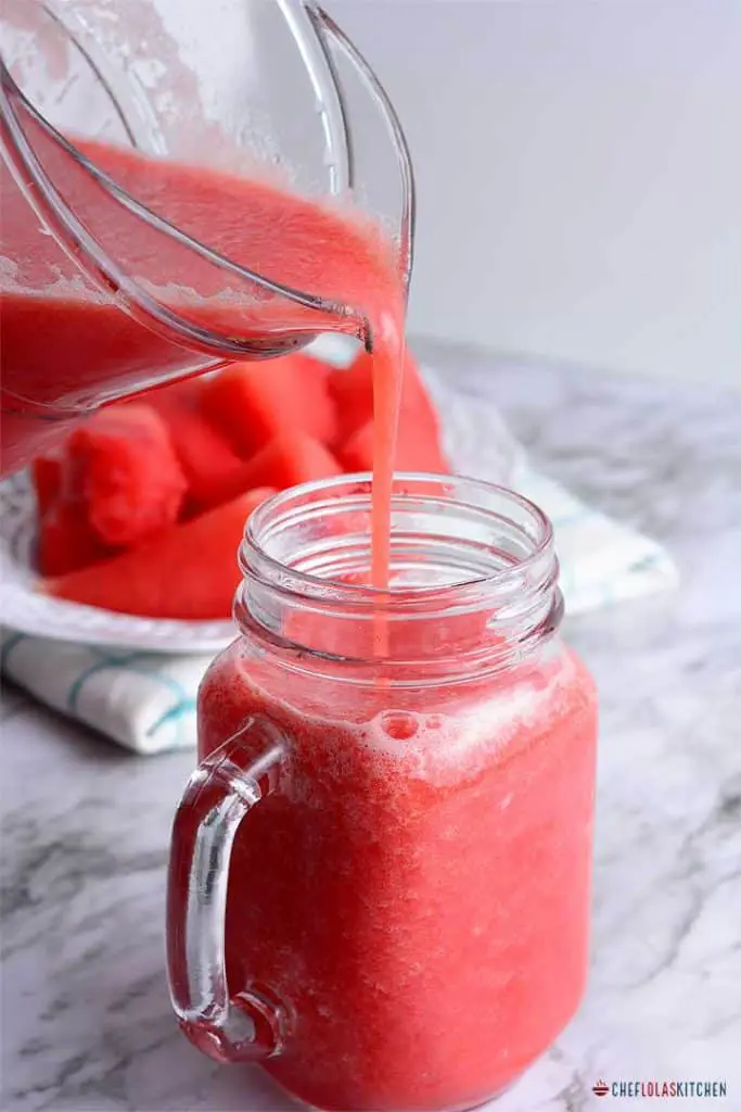 Jugo de sandía refrescante