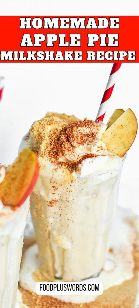 La mejor receta de batido de tarta de manzana