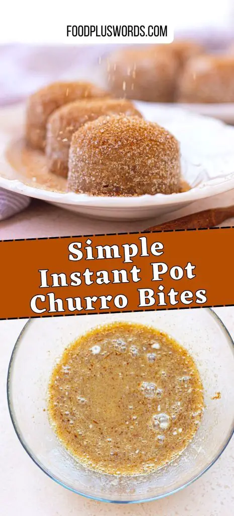 La mejor receta de bocaditos de churro instantáneos