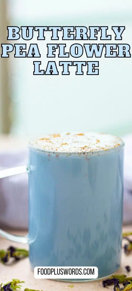 La mejor receta de matcha latte azul