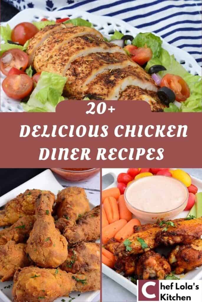 Más de 20 recetas de cena de pollo