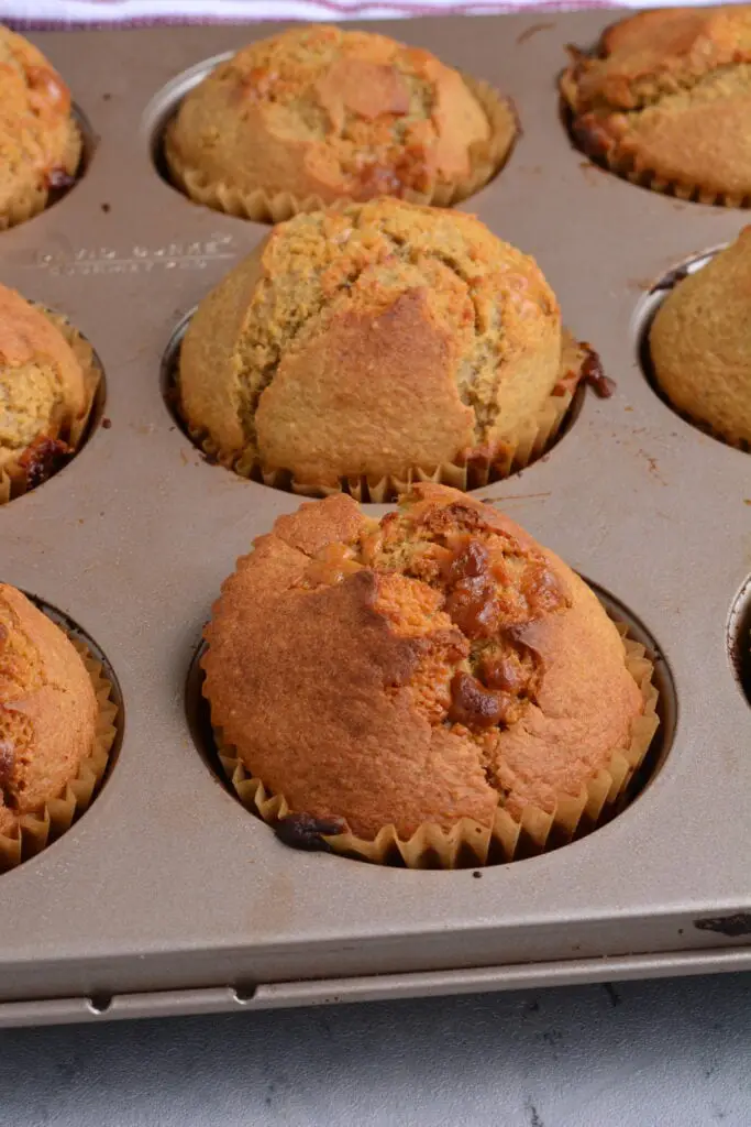 Muffins de avena y plátano Muffins de avena y plátano