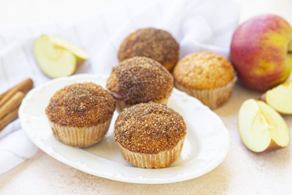 Muffins fáciles de sidra de manzana