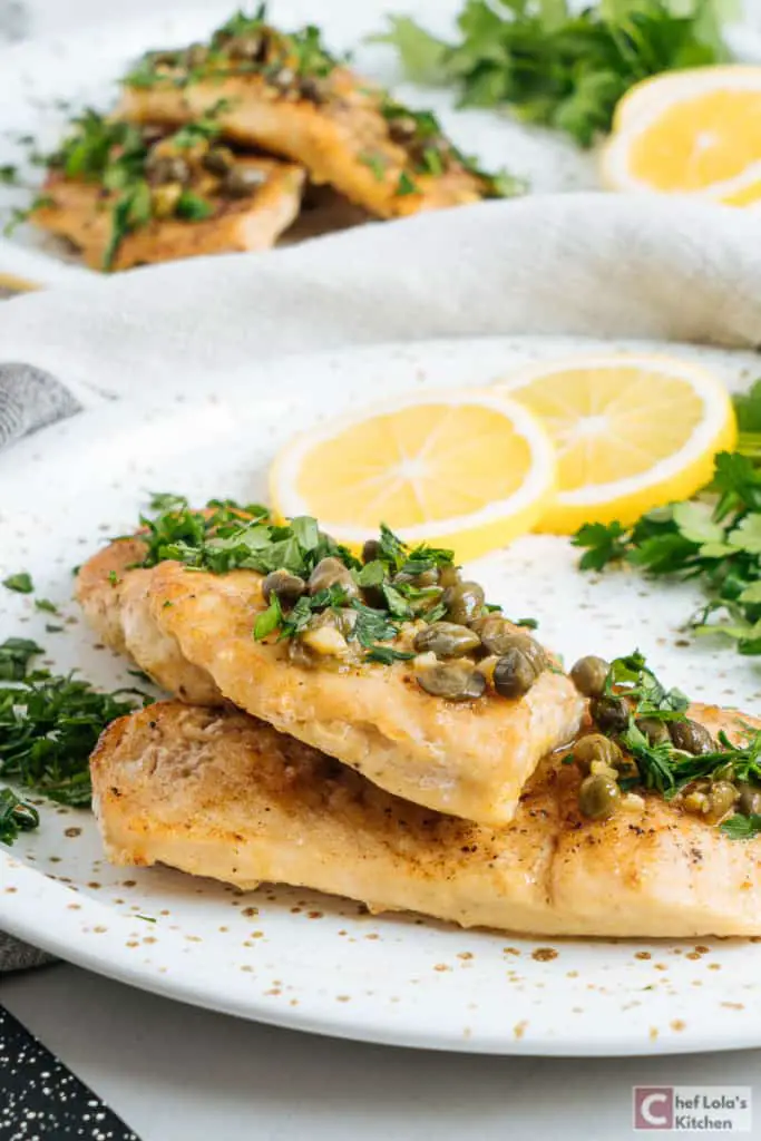 Piccata de pollo al limón casera fácil Piccata de pollo al limón casera fácil