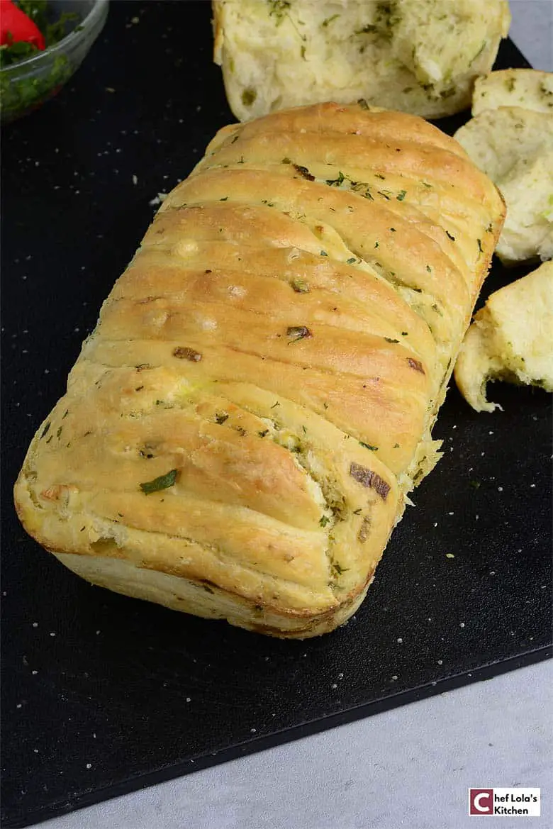 Pan de ajo sin amasar Pan de ajo sin amasar