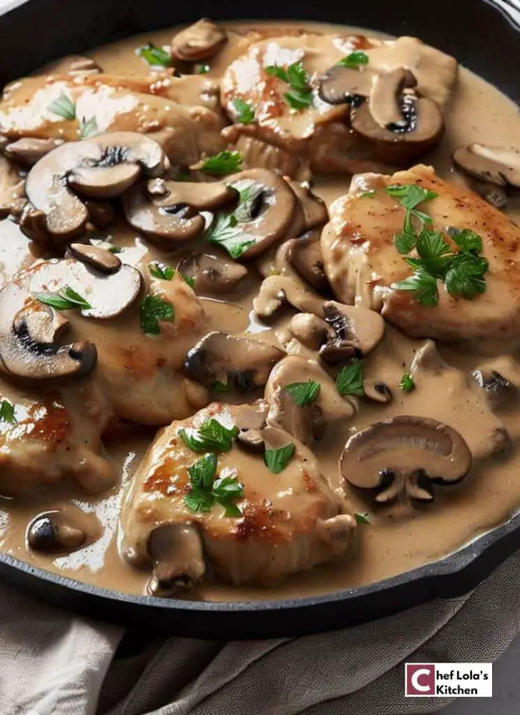 Pollo Marsala delicioso y fácil