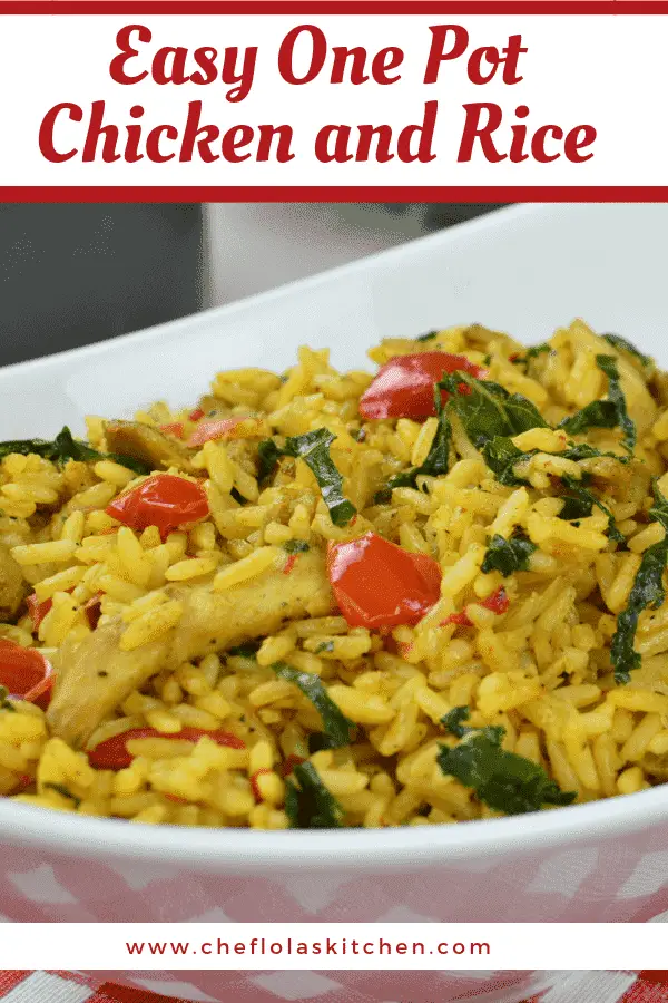 Pollo y arroz fáciles en una olla Pollo y arroz fáciles en una olla