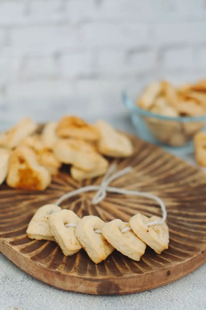 Pulseras de galleta de azúcar dulce (San Valentín)