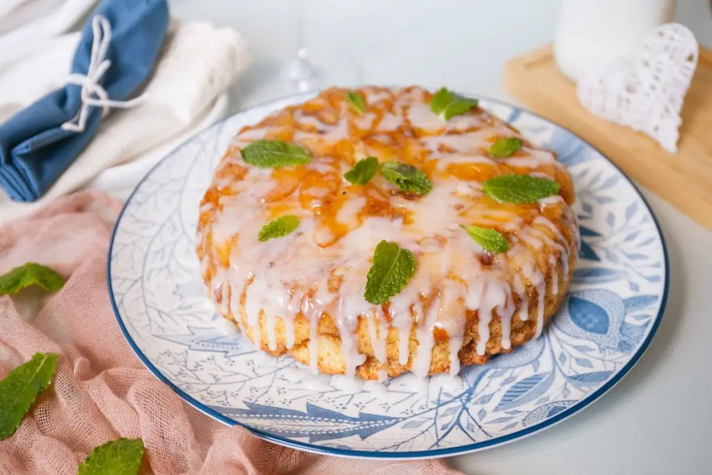 Receta de bizcocho de melocotón y queso crema