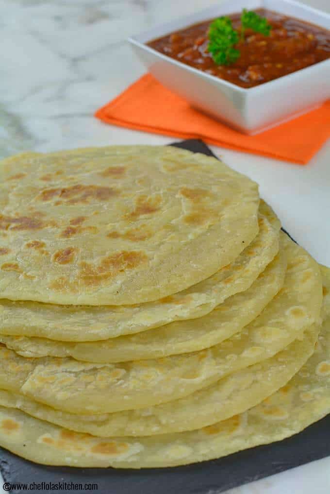 Receta de chapati de África Oriental