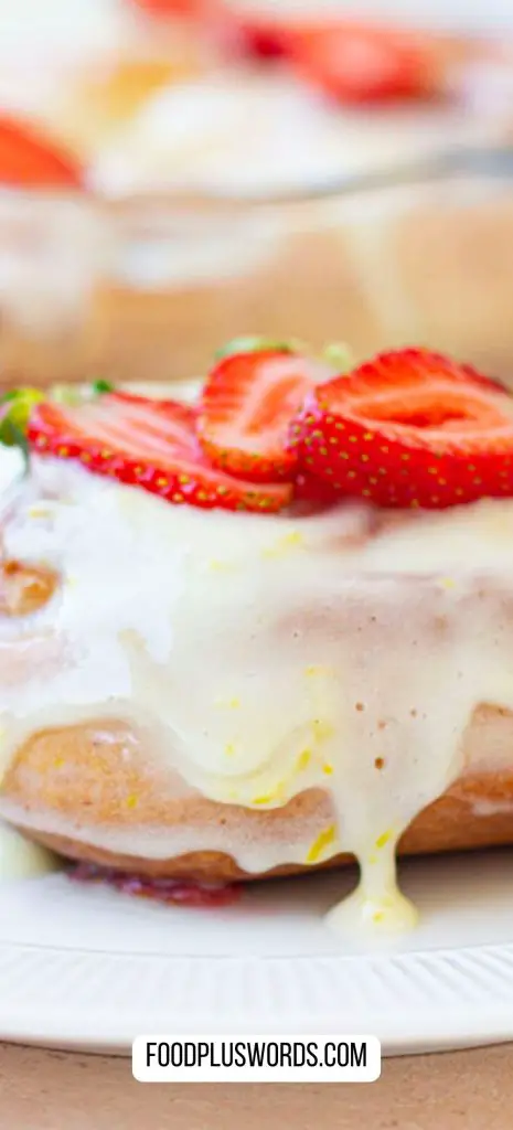 Receta de rollitos de fresa y canela