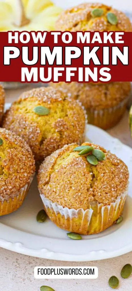 Receta fácil de muffins de calabaza