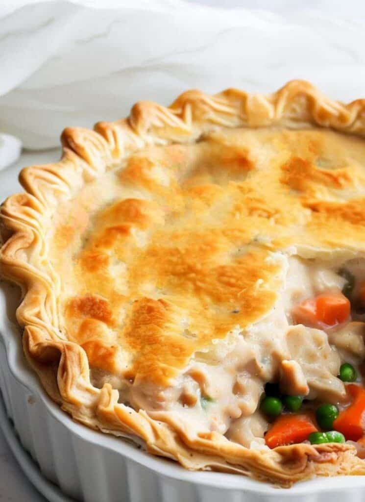 Receta fácil de pastel de pollo casero Receta fácil de pastel de pollo casero