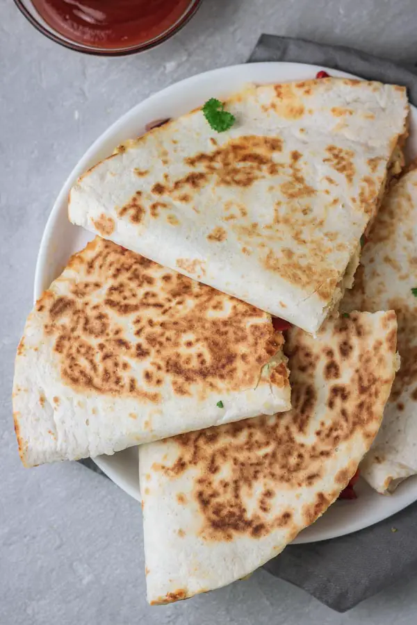 Receta fácil de quesadillas para el desayuno