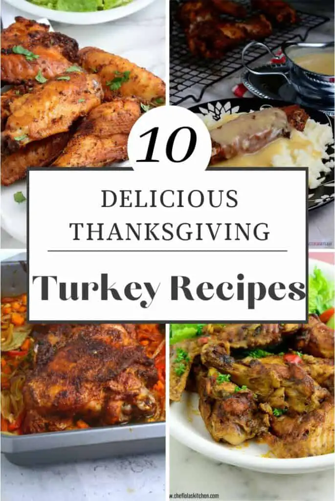 Recetas de pavo de acción de gracias