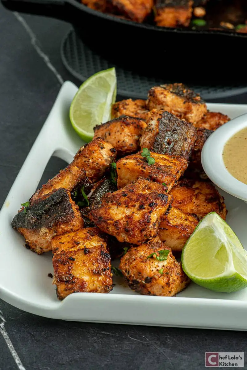 Bocaditos de salmón: 3 tipos con salsa para mojar Bocaditos de salmón: 3 tipos con salsa para mojar