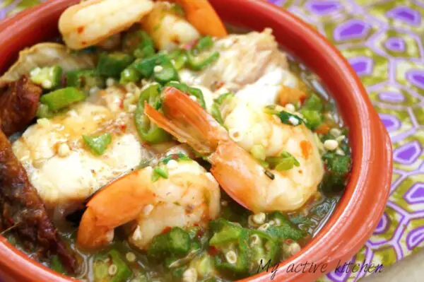 Sopa De Quingombó (Igbagba Ofofo)