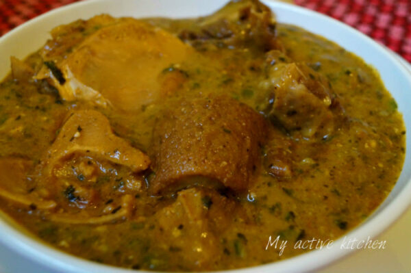 Sopa Ogbono (sopa Yoyo)