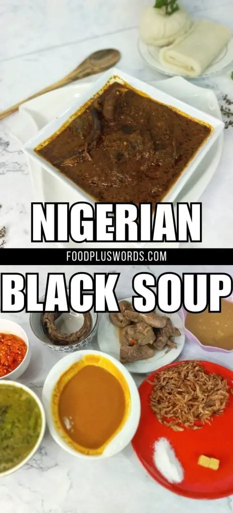 Sopa negra (sopa efirin nigeriana) Sopa negra (sopa efirin nigeriana)