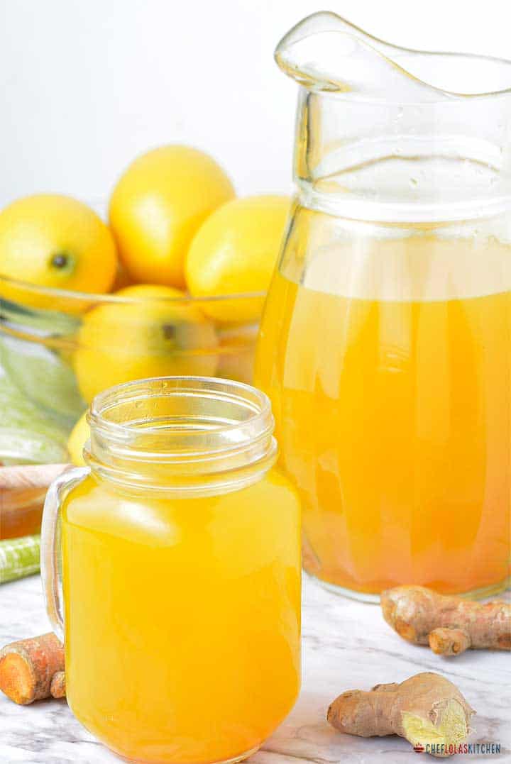 Té de jengibre y cúrcuma Té de jengibre y cúrcuma