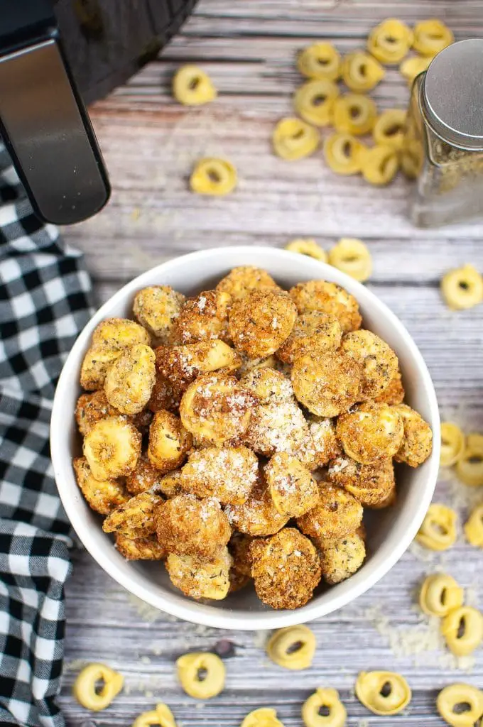 Tortellini crujientes y con queso de la freidora