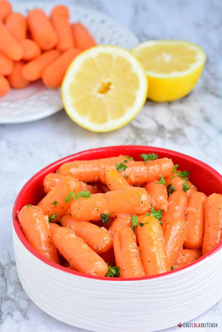 Zanahorias glaseadas con miel fáciles: hechas con zanahorias pequeñas