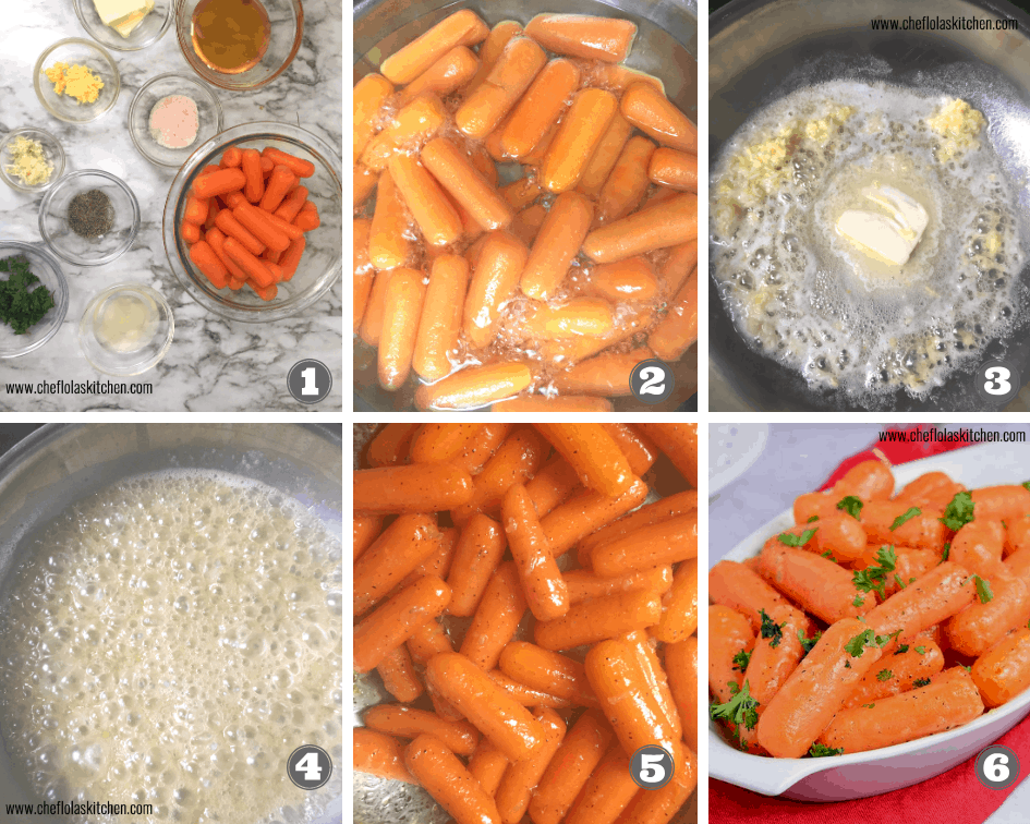 Zanahorias glaseadas con miel fáciles: hechas con zanahorias pequeñas