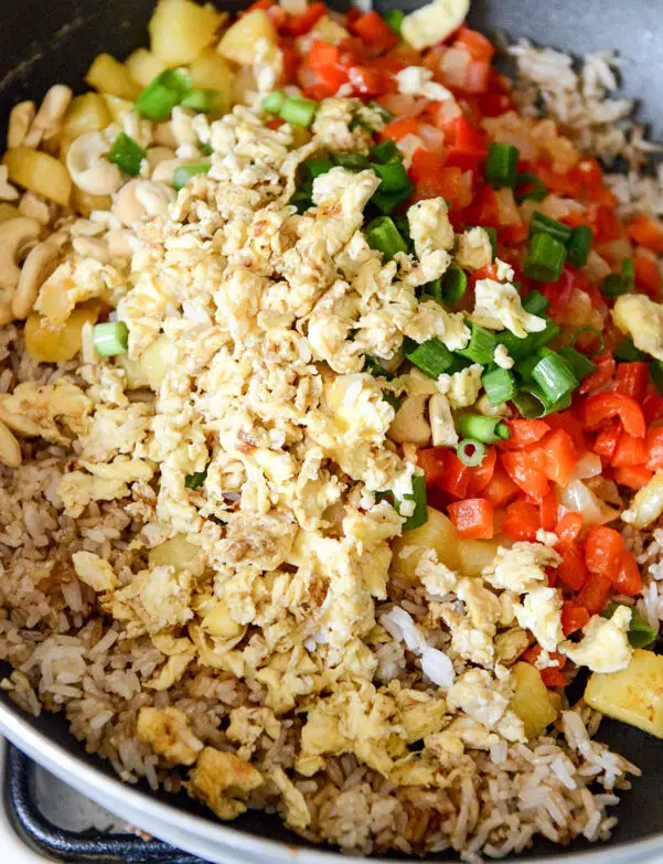 Arroz frito con coco Arroz frito con coco