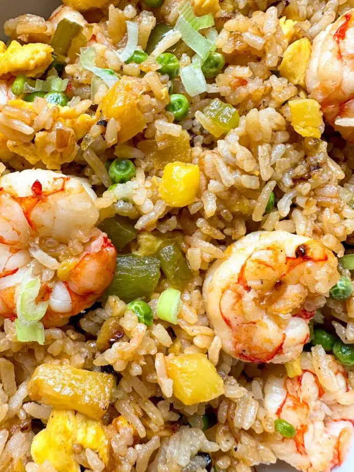 Arroz Frito Fácil Con Camarones Y Piña Arroz Frito Fácil Con Camarones Y Piña