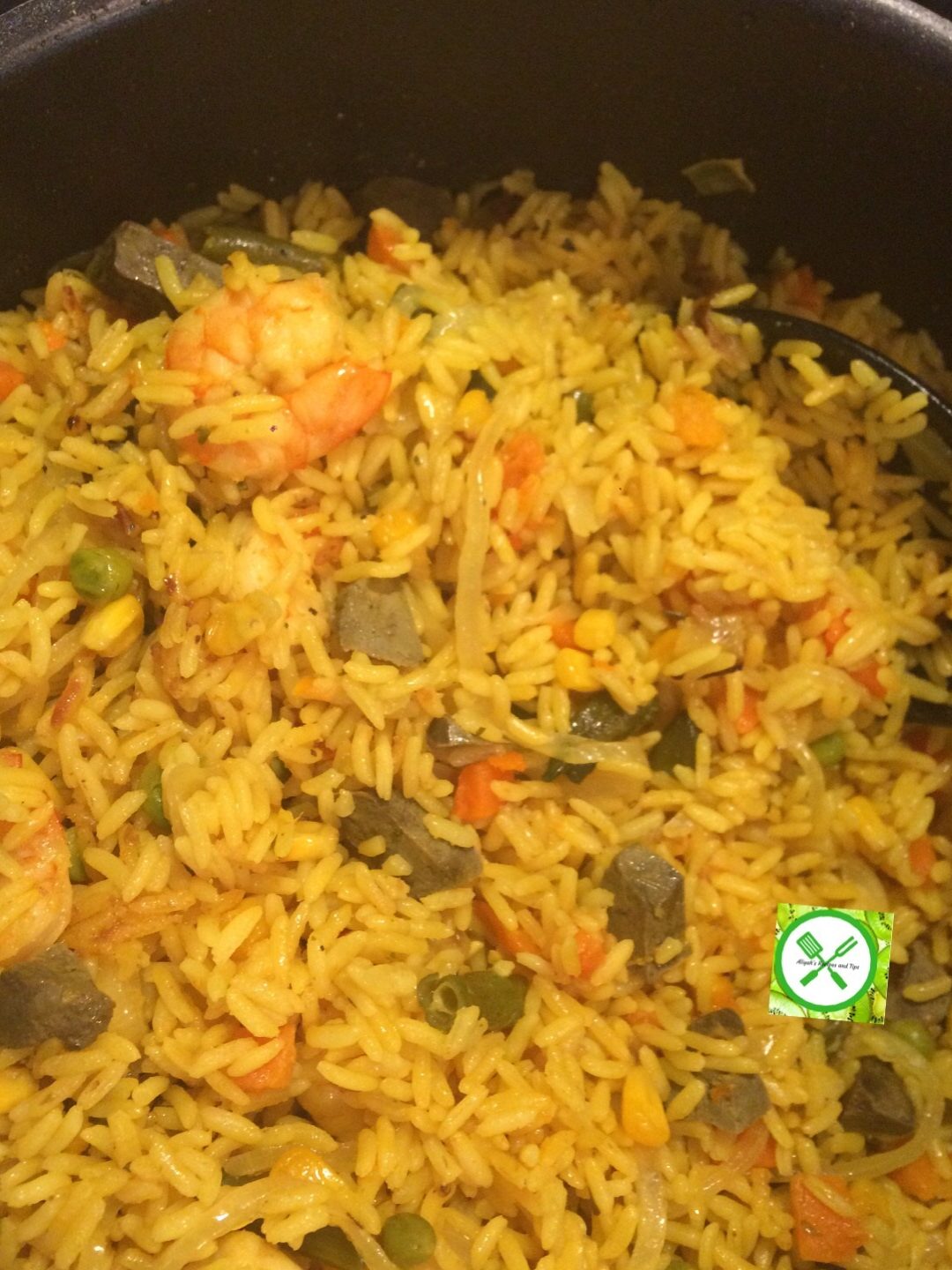 arroz frito nigeriano
