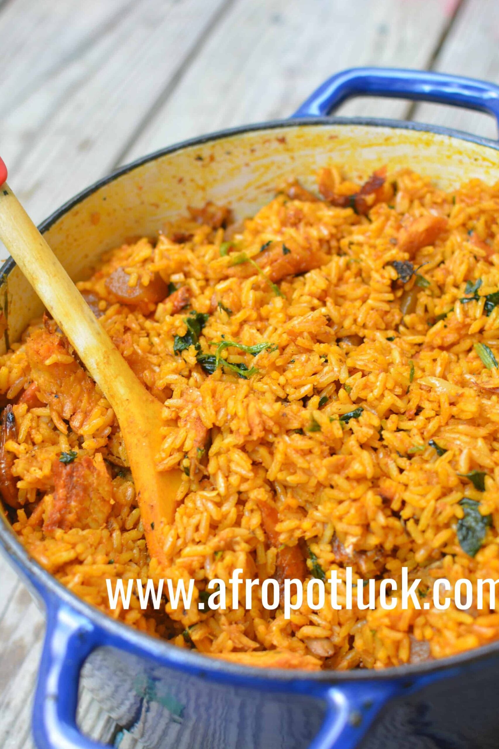 ARROZ VIRGEN JOLLOF – IWUK EDESI/ARROZ DE ACEITE DE PALMA