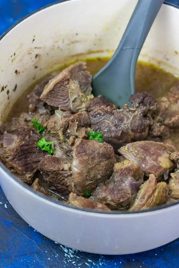 Cómo cocinar carne (ternera hervida).