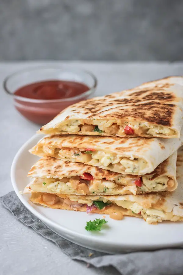 Receta fácil de quesadillas para el desayuno
