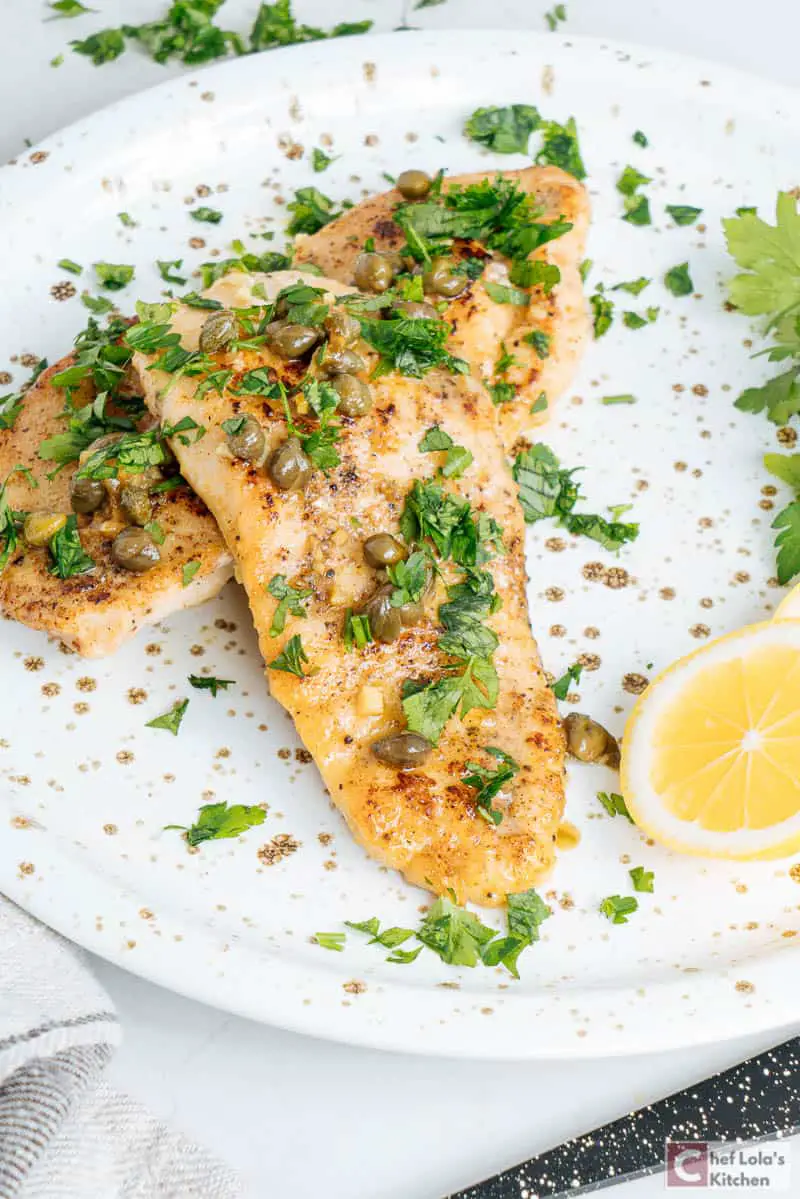 Piccata de pollo al limón casera fácil Piccata de pollo al limón casera fácil