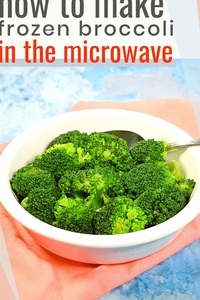 Cómo cocinar brócoli en el microondas.